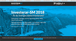 Desktop Screenshot of investerar-sm.com